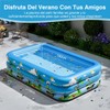 Piscinas Hinchables Grandes Rectangulares Alberca 210 X 140
