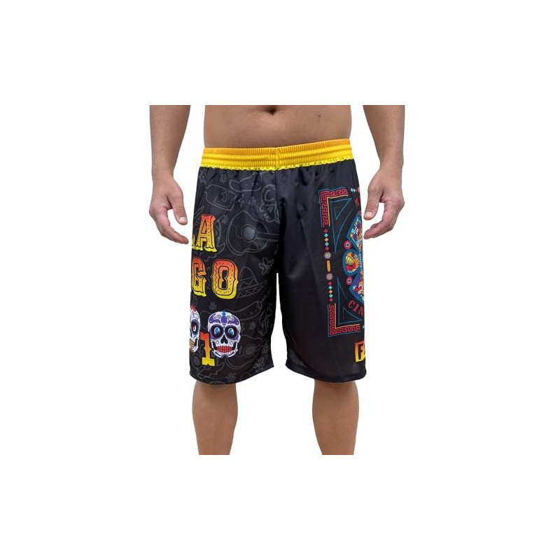 Footex Beach Volley Meer Strand Padel Shorts, Hola Amigo¡, S