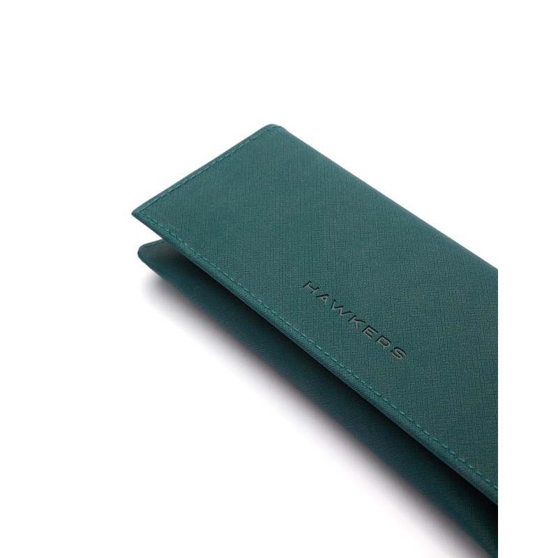 HAWKERS Unisex Clip Soft Case Glasses Case, Blue Green