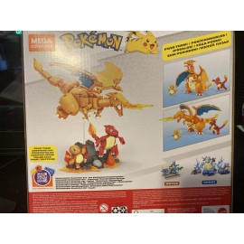 Mega Construx Charmander Evolution Set, Charmeleon, Charizard, BRAND NEW Sealed!