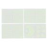 4Pcs Moon Star Wall Stickers Good Stickiness Warm Ambience Glowing