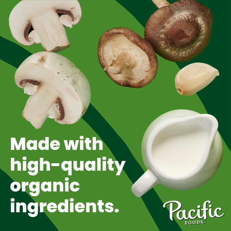 Pacific Foods Organic Cream of Mushroom Soup, 10.5 oz Can