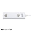 Sanwa Supply TAP-SP2114MG-5WN Thunder Guard Tap (2P, 4 Socks, 16.3