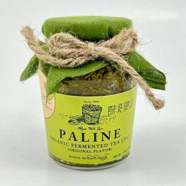 PALINE Organic Fermented Tea LEAF for Myanmar Tea Leaf Salad Dressing - Original Flavor - Non Spicy