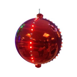 Celebrations Lighted Ornament RED 6"
