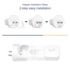 2-in-1 Wall Mount Charger for Oral-B Electric Toothbrush iO 2/3/4/5/6,