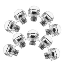 Baluue 50pcs Hair Scissor Silencers Transparent Rubber Mufflers for Noise Reduction Fit for Salons and Barbershops Compatible with Various Hair Cutting Tools