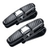 XSAJU 2pcs Car Sunglasses Clip Glasses Holder for Car Sun