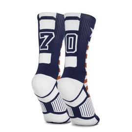ChalkTalkSPORTS Custom Team Number Sockets | USA Number Socks | 07 or 70