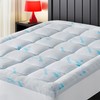 KELTARO Mattress Topper Full Size,Viscose Made from Bamboo Extra Thick