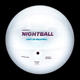 Nightball LED Volleyball - Glow in The Dark Outdoor Volleyball for Teens - Teen Gift - Volleyball Gear
