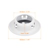 uxcell 19mm(3/4") Circular Soffit Vent, 30pcs Stainless Steel Round Air