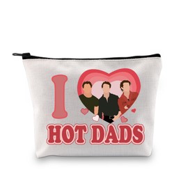 J-Brother Makeup Bag Boy Band Gift J-Brother Fans Gift I Love Hot Dads Music Album Cosmetic Bag (Love HOT DADS 2uk)