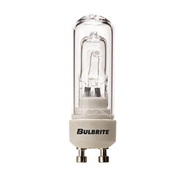 Bulbrite 617050 Q50CL/GU10 50 Watt DJD Halogen, Double Envelope Clear, GU10 Base, 120 Volts (Pack of 6)