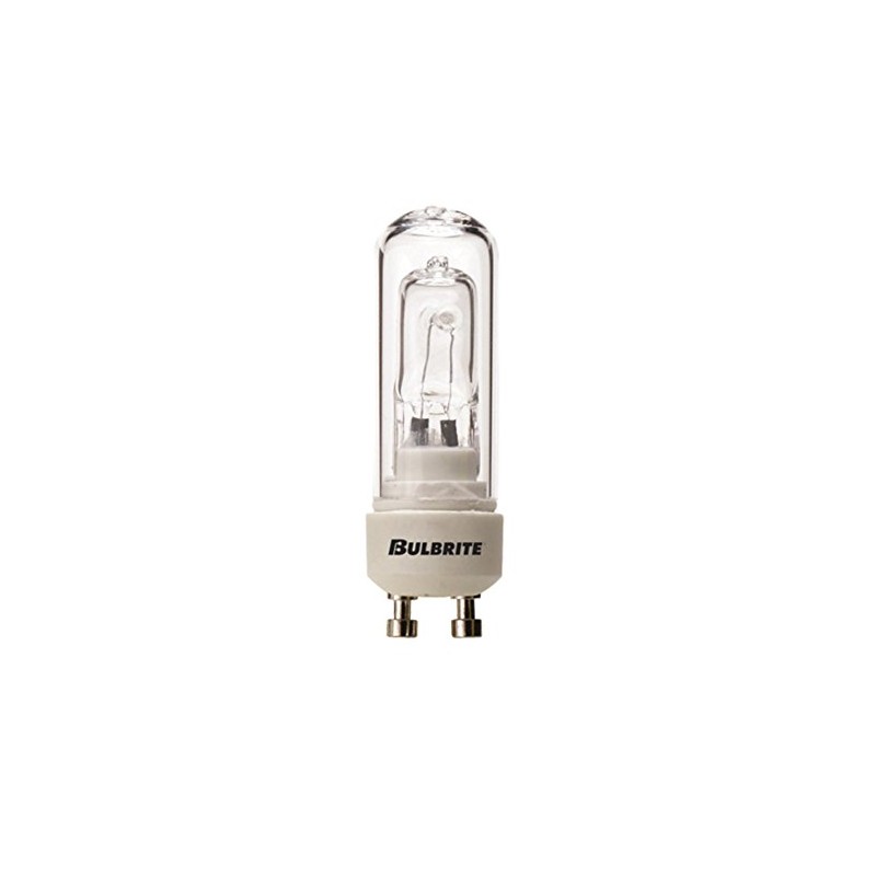 Bulbrite 617050 Q50CL/GU10 50 Watt DJD Halogen, Double Envelope Clear,