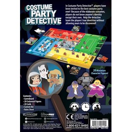 Costume Party Detective - Help The Detective Learn The Players' True Identities Without Allowing Yours to be Discovered!