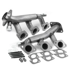 A-Premium 2PCS Left & Right Exhaust Manifold Kits W/Gaskets & Nuts & Studs & Washers [OHV 6Cyl 3.8 3.9L] Compatible with Ford Mustang 1999 2000 2001 2002 2003 2004, Replace# 1R3Z9430BA, XR3Z9431BC