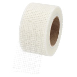 PATIKIL Drywall Repair Mesh Tape, 3 inch x 164 ft Fiberglass Repair Patch Self-Adhesive Dry Wall Joint Tape 6 Mesh Wall Hole Crack and Seam Patch, White
