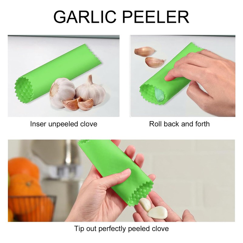 Garlic Press Rocker Heavy Duty Stainless Steel Garlic Mincer Garlic