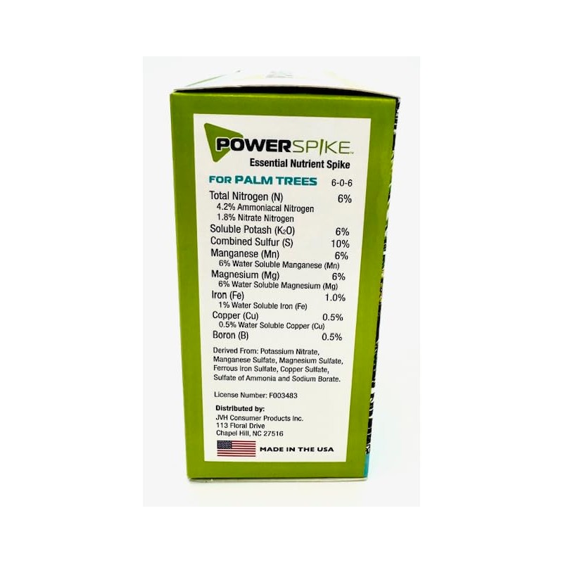 Power Spike for Palm Trees, Palm Tree Fertilizer Spike. Essential