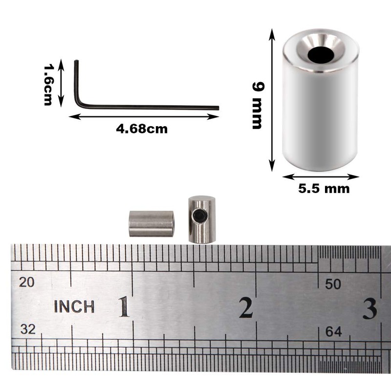 EuTengHao 100 Pieces Pin Locks Pin Backs Locking Pin Backs