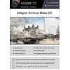 Marrutt 230gsm Archival Matt Double Sided Inkjet Photo Paper: 5"