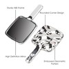 BUNCHBRAVO Compact Hand Mirror - Water Ripple Design, Square Handheld