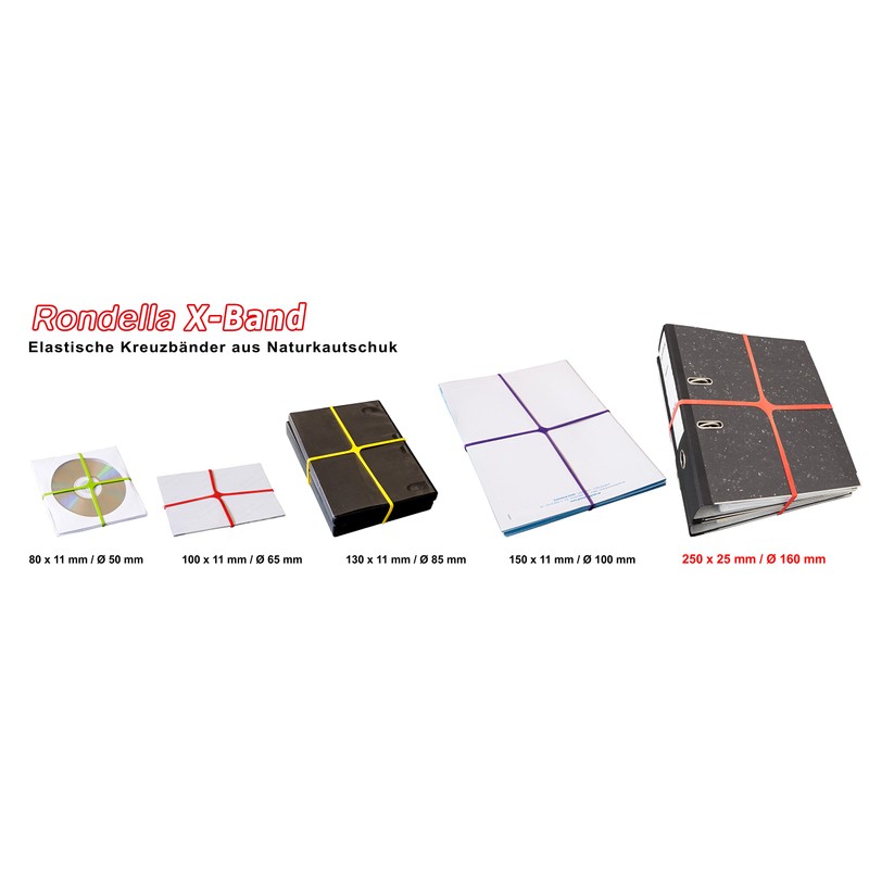 Läufer 59078 Rondella X-Band Hercules, Extra Large Cross Bands, Rubber