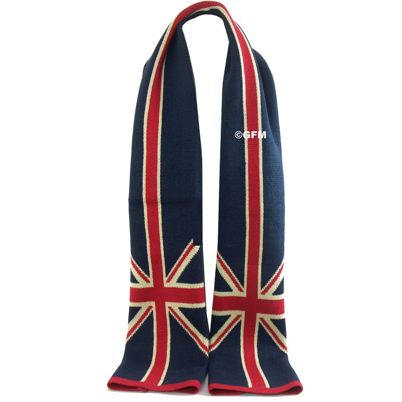 GFM® UNION JACK Pattern Scarf Or Hat or Set (Scarf