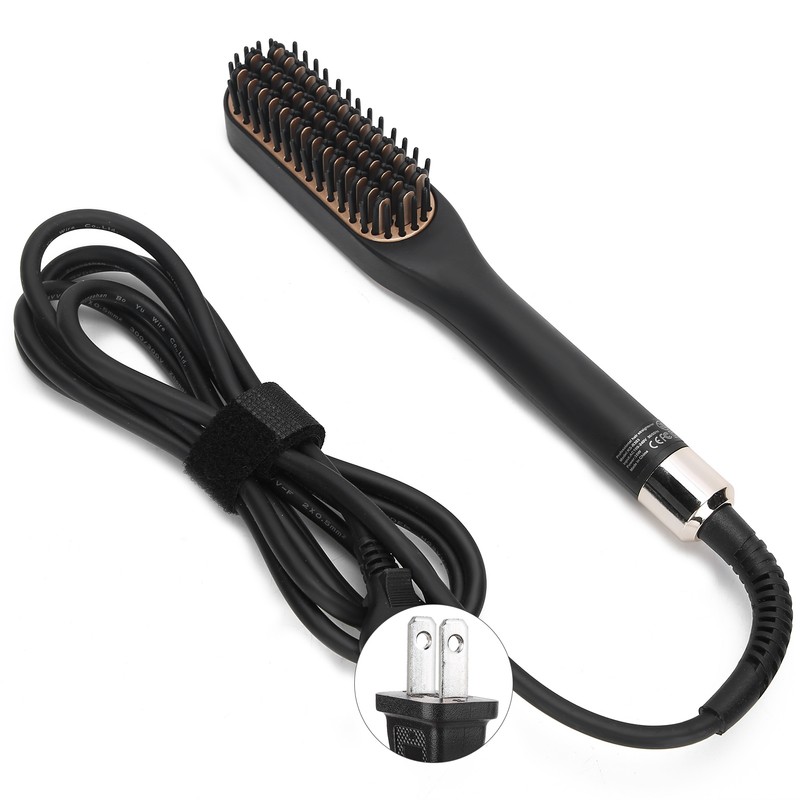 Electric Beard Straightening Comb Multifunctional Beard Straightener Brush for Men