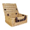 Traditional Wicker Basket (Small) with Fastner Straps - Perfect for