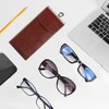 Fintie Double Eyeglass Case with Carabiner Hook, Portable Vegan Leather