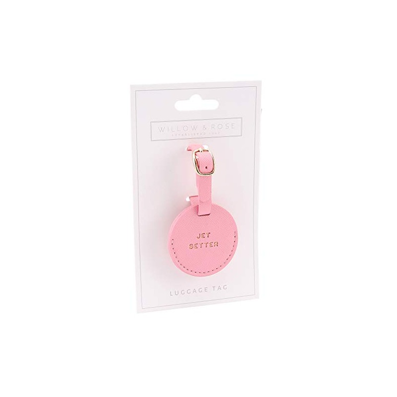 Willow & Rose Luggage Tag - Pink