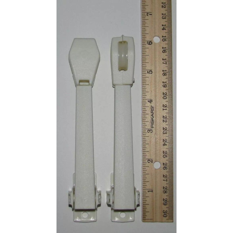 B-USA Qty (2) Cord TENSION PULLEYS Traverse Drapery Rod, Vertical