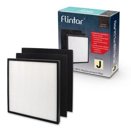 Flintar FLT5900 Replacement Filter J, Compatible with Germ Guardian GermGuardian Air Purifier AC5900WCA and AC5900WDLX, 1-Pack