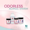 Nailite Odorless Liquid Monomer 16 Oz, Clear color, Non-Yellowing, Non-Crack,