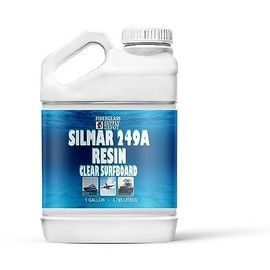 Fiberglass Supply Depot Silmar 249A Surfboard Building and Repair Resin Gallon with 60cc Hardener (MEKP)