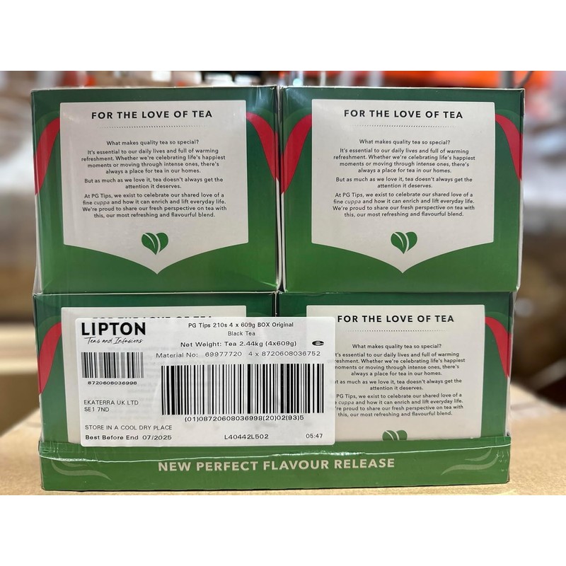 PG Tips Original, Black Tea Bags Bulk, Refreshing, Flavourful &