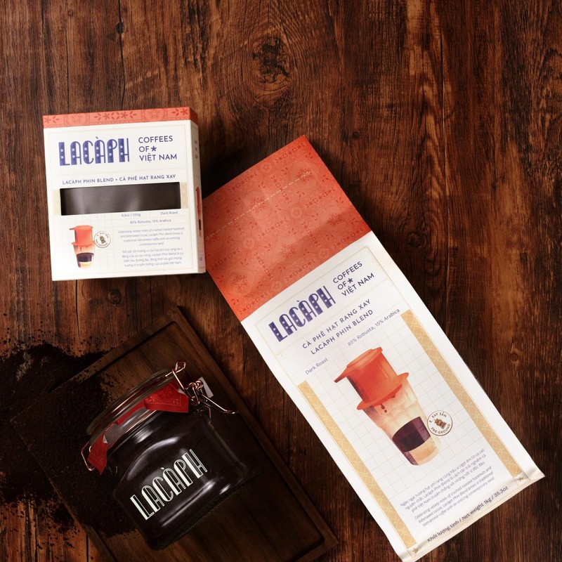 LACÀPH PHIN BLEND - Vietnamese Coffee with 85% Robusta 15%