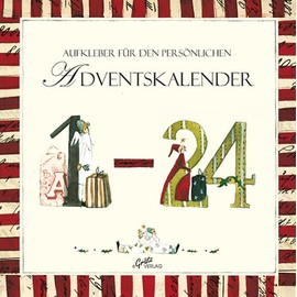 Silke Leffler Weihnachtskalender Aufkleberbuch (Zahlen 1-24)