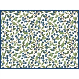 Kay Dee Designs BLUEBERRIES Microfiber Countertop Dish Drying Mat, Machine Washable by Kay Dee