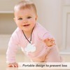 5Pcs Chew Necklace Food Grade Silicone Chewing Pendant for Toddlers