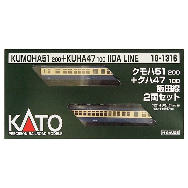 KATO 10-1316 N Gauge Kumoha51 200+ Kuha47 100 Iida Line
