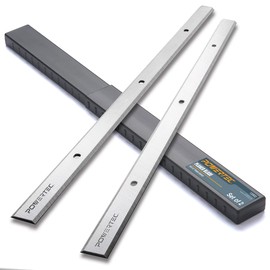POWERTEC 13 Inch Planer Blades for Delta 22-580, 22-555, Grizzly G0689, Craftsman 21743, POWERTEC PL1300, Steel City 40100 Planer, Replacement for Delta 22-549 Planer Knives, Set of 2 (12802V)