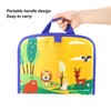 Kids Water Painting Board Portable Handle Reusable Mess Free Educational