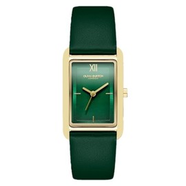 Olivia Burton Grove Green Forest Leather Forest Green Dial Women's Watch