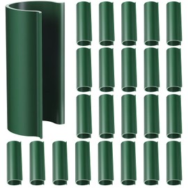Jetec 32 Pcs PVC Pipe Clips Pool Cover Clamps for Above Ground Pool Greenhouses, Row Covers, Garden, Shelters, Bird Protection, 2.4 Inch Long(for 1/2 Inch PVC Pipe,Green)