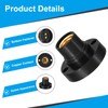 PATIKIL E14 Bulb Socket, 4pcs Round Screw Base Lamp Holder