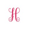 Custom Initial Monogram Vinyl Decal Bumper Sticker, for Tumblers, Laptops,