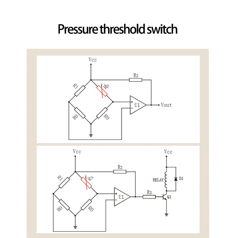 Thin Film Pressure Sensor Quick Response Static and Dynamic Pressure